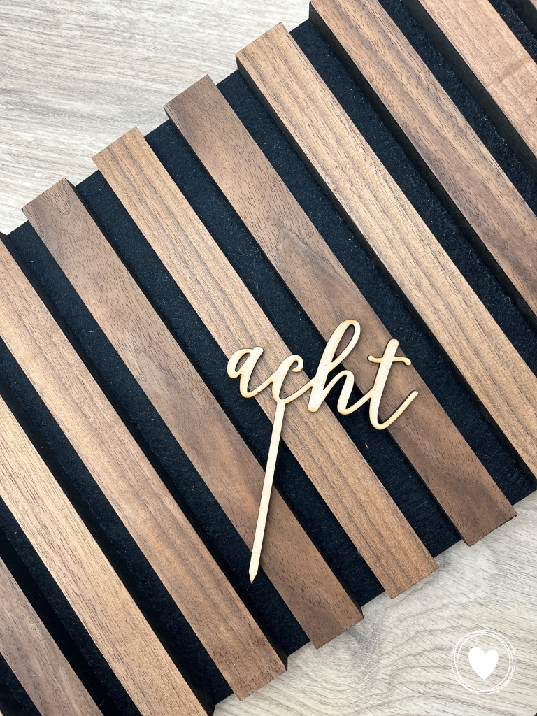 Caketopper | Kuchentopper "Zahl ausgeschrieben" - einzeln oder im Set