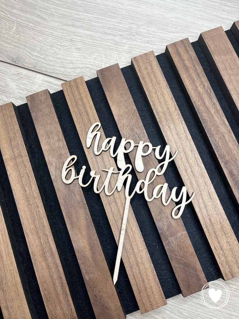 Caketopper | Kuchentopper "happy birthday"