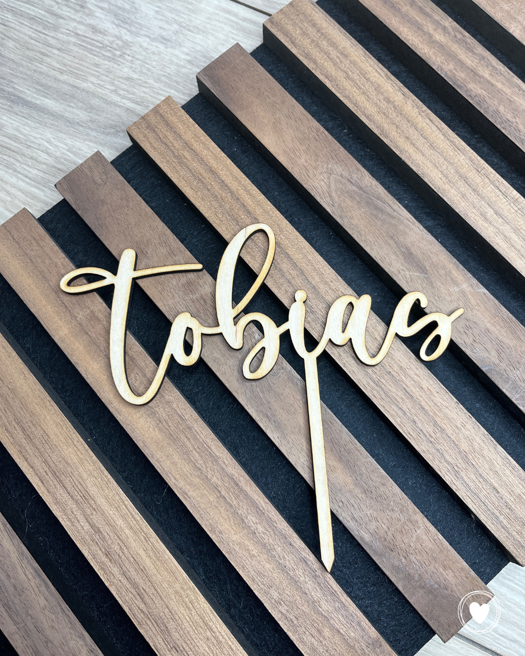 Caketopper | Kuchentopper "Name Outline" personalisiert