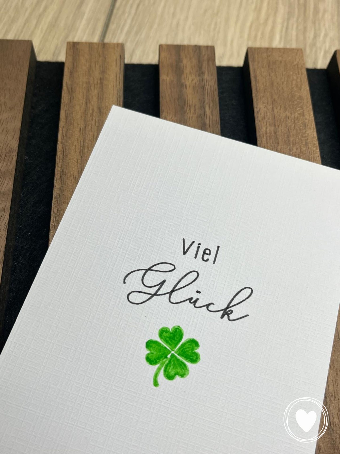 Postkarte "Viel Glück"