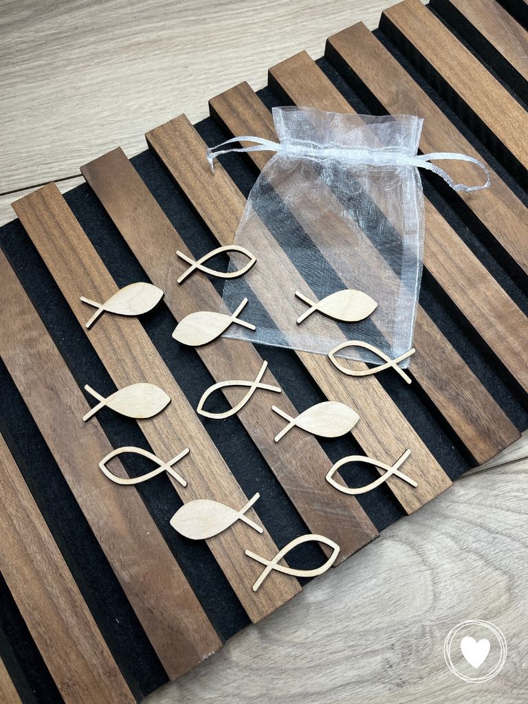 .Kommunion - Streudeko / Tischdeko Fisch