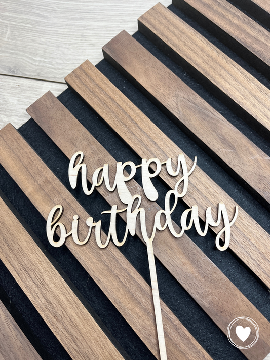 Caketopper | Kuchentopper "happy birthday"