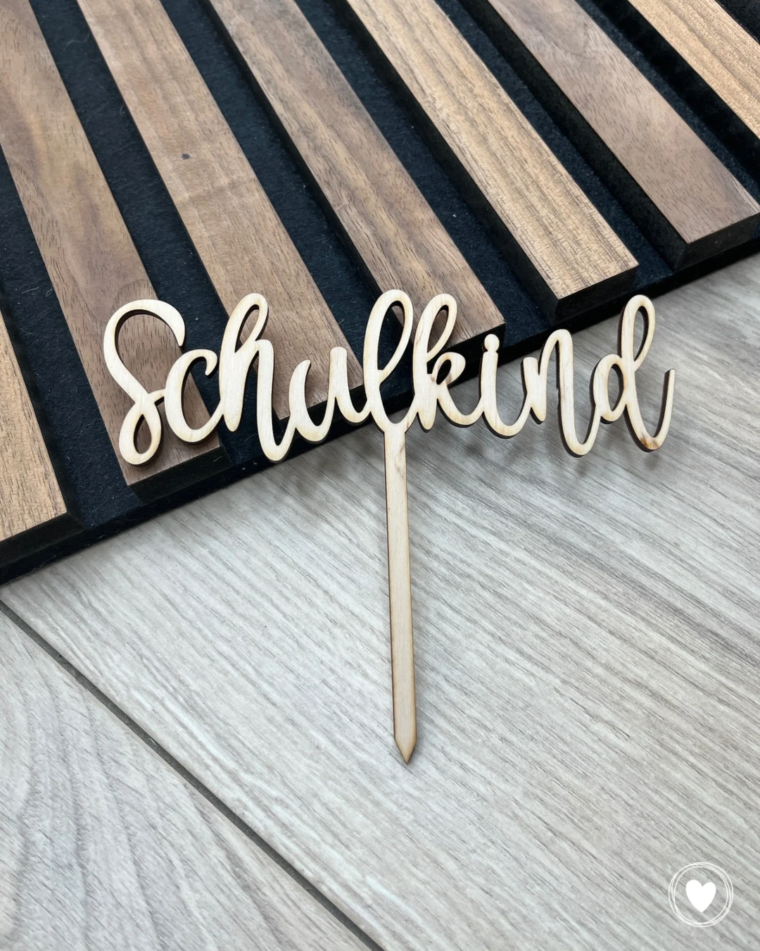 .Einschulung - Caketopper | Kuchentopper | Dekostecker "Schulkind"