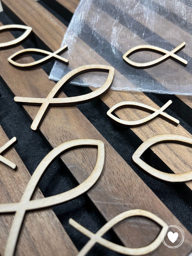 .Kommunion - Streudeko / Tischdeko Fisch