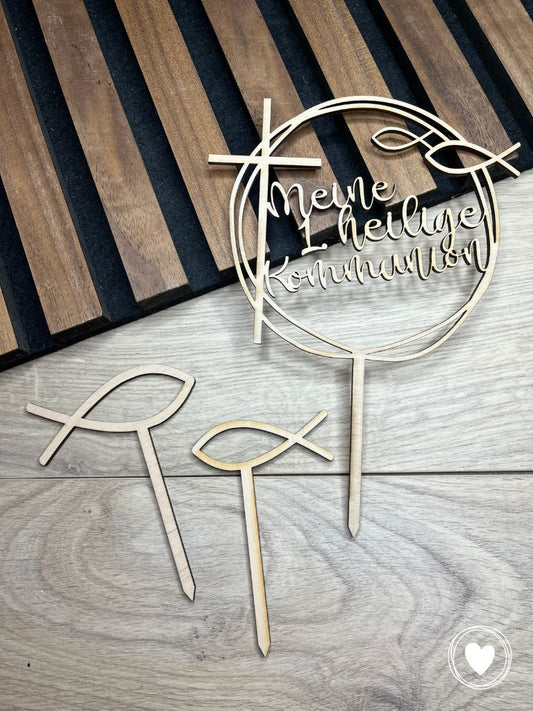 .Kommunion - Caketopper | Kuchentopper "Meine 1. heilige Kommunion"