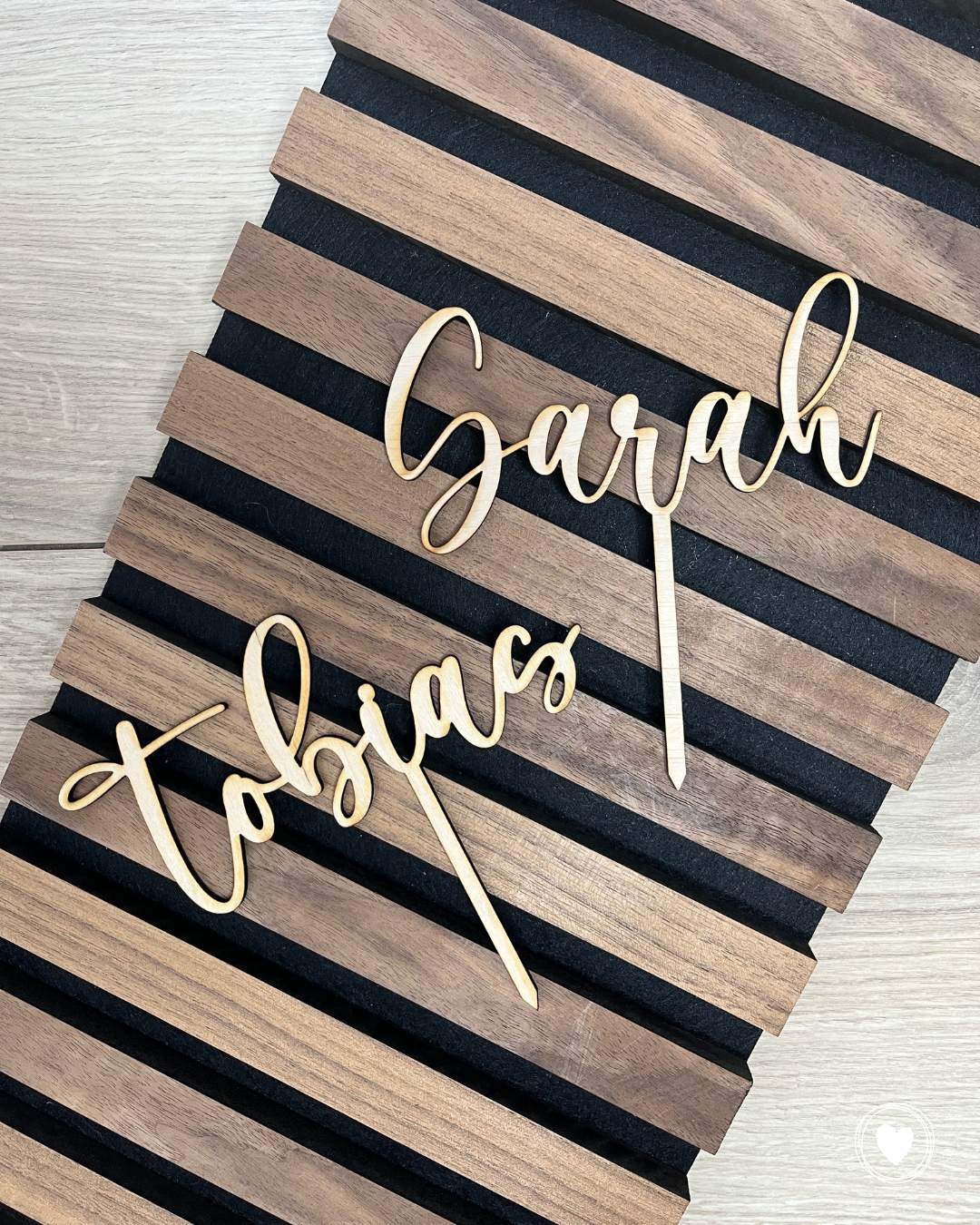 Caketopper | Kuchentopper "Name Outline" personalisiert