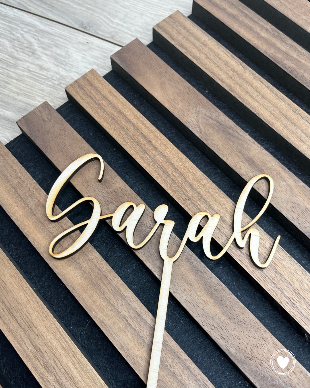 Caketopper | Kuchentopper "Name Outline" personalisiert