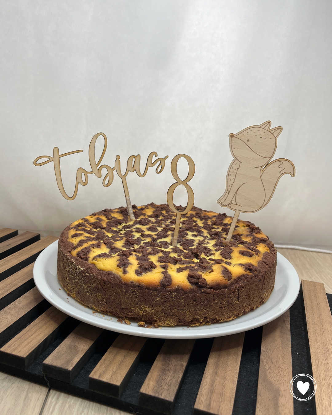 Caketopper | Kuchentopper "Name Outline" personalisiert