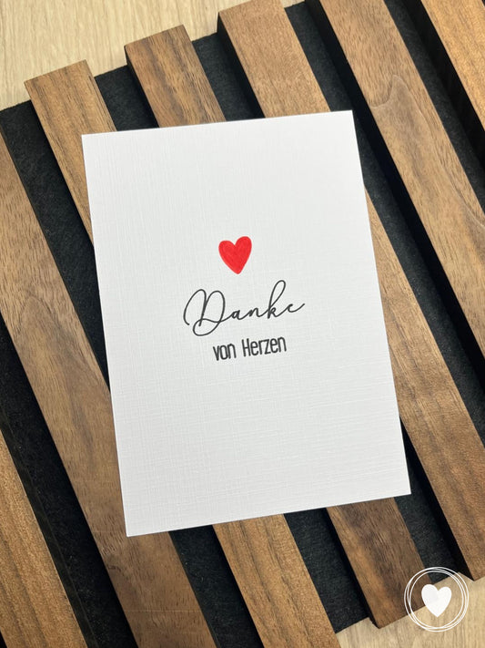 Postkarte "Danke"