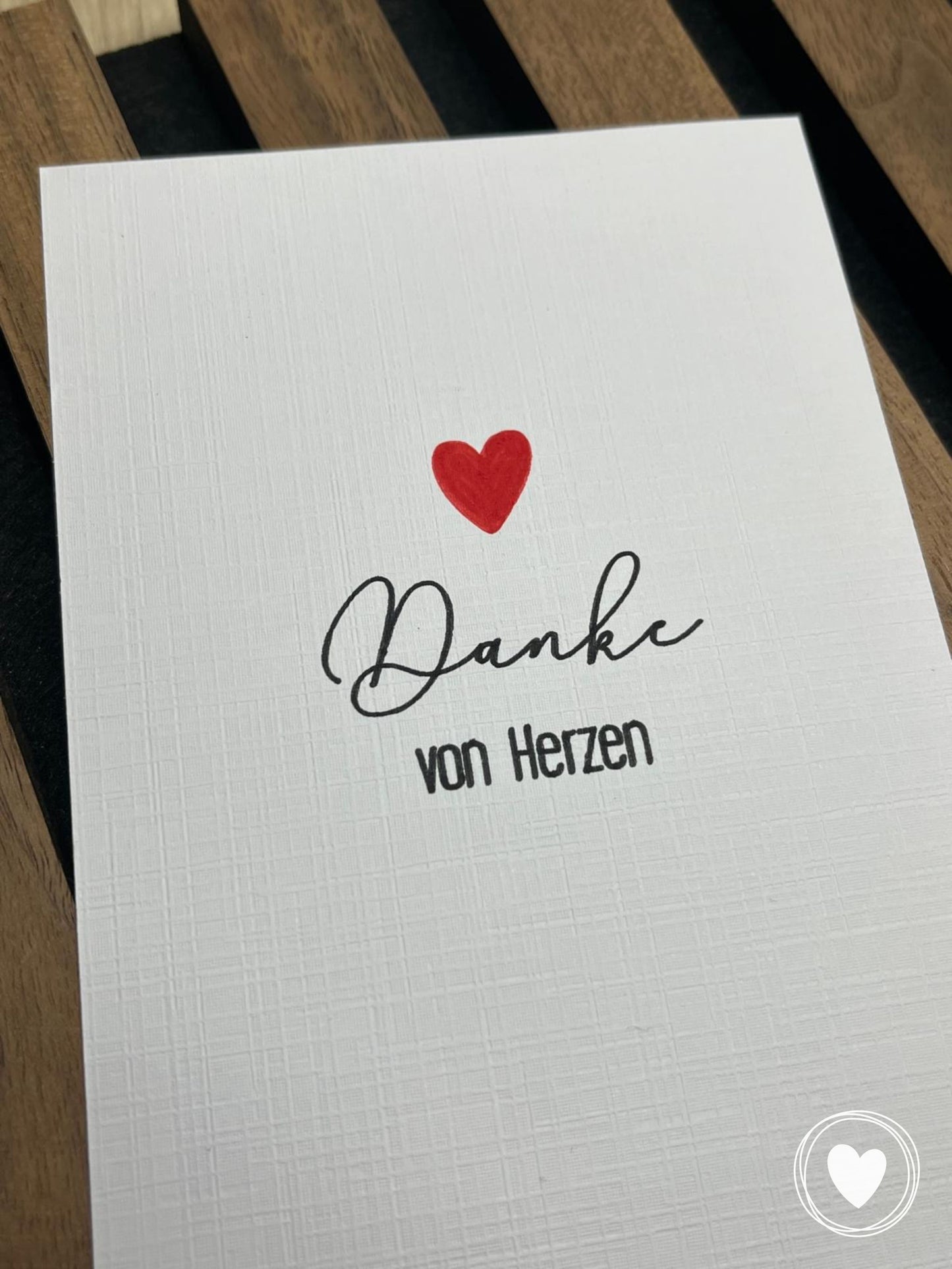 Postkarte "Danke"